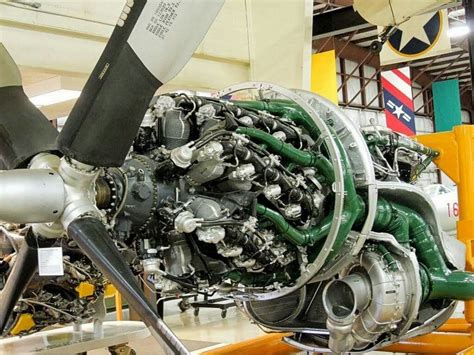 The Engine From The Convair B36 Bomber They Were Mounted On The