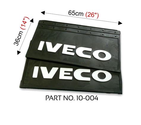 iveco truck lorry pair rubber mud flaps mudflaps 650x360 embossed logo ebay