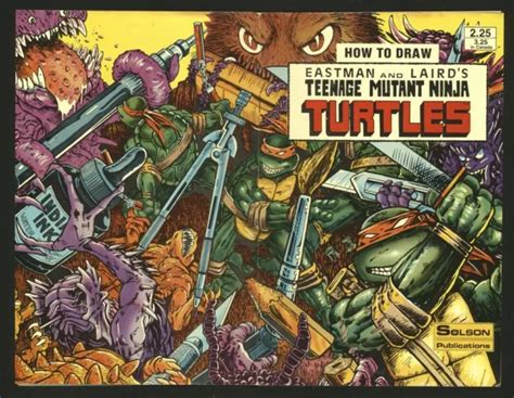 How To Draw Teenage Mutant Ninja Turtles 1 Nm 1986 Solson Comic Book £