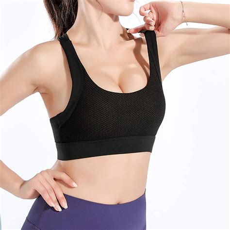 Zlsd Sports Bra For Large Breasts Strong Support Without Underwire