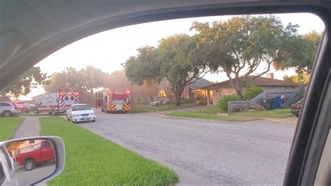 Firefighters Extinguish Flour Bluff House Fire Youtube