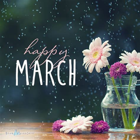 Happy March Seasons Months Days And Months Months In A Year Spring