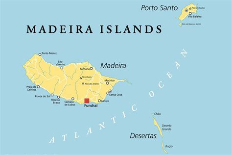 Mapa aneb kde je ostrov madeira? Madeira Island Location Map and Travel Guide