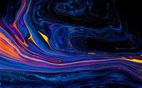 Download Wallpaper 3840x2400 Paint Colorful Abstraction Liquid