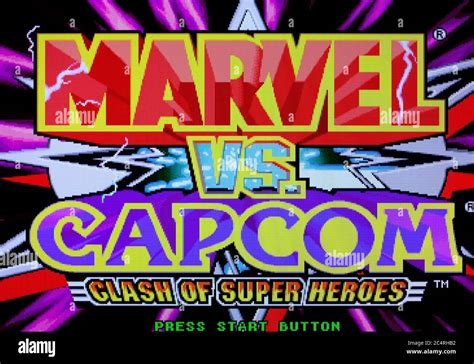 Marvel Vs Capcom Clash Of The Super Heroes Sony Playstation 1 Ps1 Psx