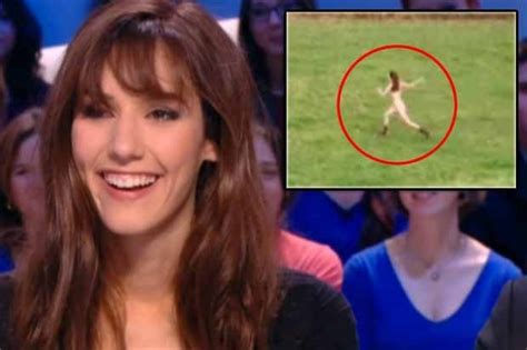 French Weathergirl Doria Strips Naked For Football Bet But Dont Blink