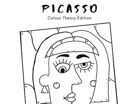 Picasso Colour By Numbers Activity Sheet Teaching Resources Color