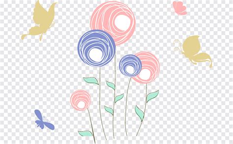 Butterfly Euclidean Drawing Children Draw Circles Flowers Diagram