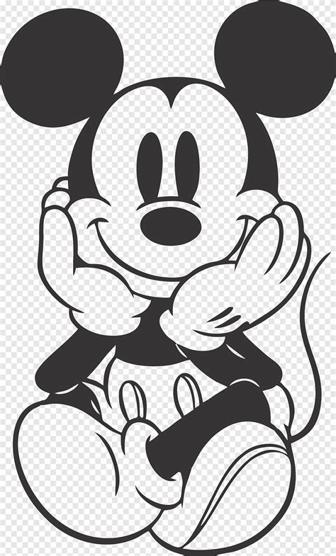 Pantano Fatal Estafa Cara De Mickey Mouse Blanco Y Negro Robo Sensor