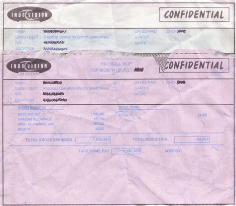 Selain itu, penggunaan software slip gaji bisa mengirit penggunaan kertas. Contoh Slip Gaji Admin (Dengan gambar) | Gambar