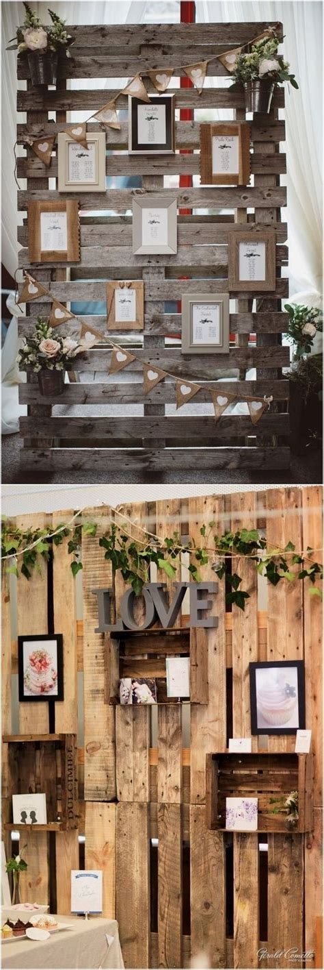 Pallet Decoration Ideas Pallet Wedding Rustic Chic Wedding Diy