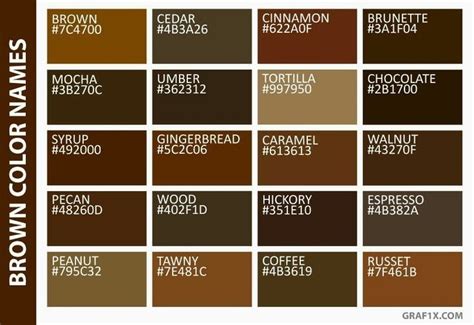 Pin By Emmy On A World Of Color Brown Color Palette Brown Color