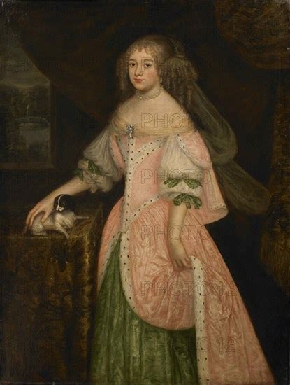 Portrait Of Elizabeth Charlotte Princess Palatine 1652 1722 Duchess Of Orléa Photo12