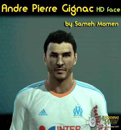 Andre Pierre Gignac HD Face Pro Evolution Soccer 2013 At ModdingWay
