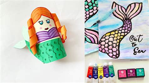 12 Mermaid Arts And Crafts Diy Thought