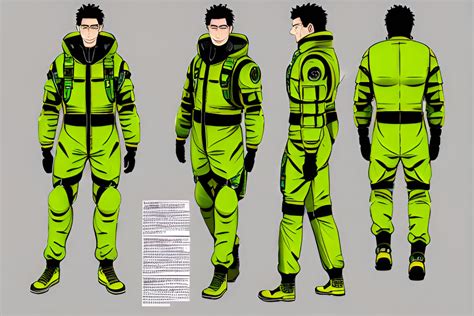 Imgcreatorai Man In Bio Hazard Suit Model Sheet By Krogher22 On Deviantart
