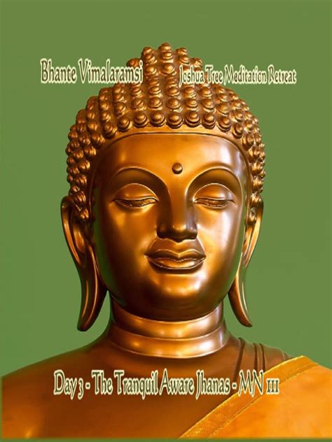 JT Retreat Day 3 - The Tranquil Aware Jhanas - MN 111 - Buy, watch, or