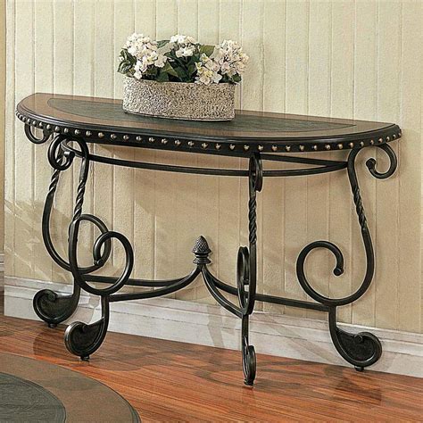 Steve Silver Rosemont Traditional Metal Sofa Table A1 Furniture