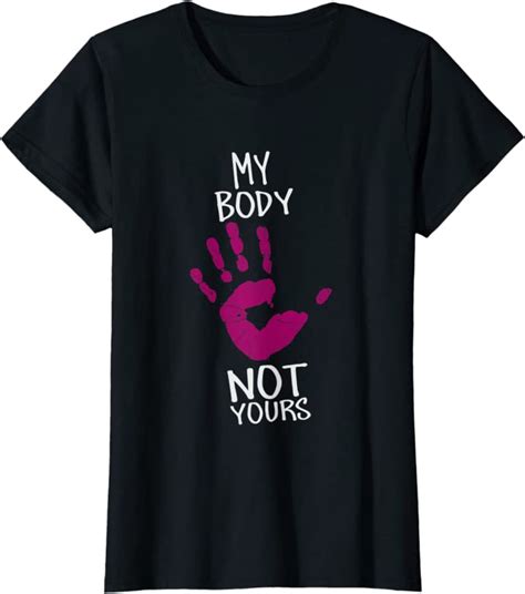 Damen Nur Gucken Nicht Anfassen My Body Not Yours T Shirt Amazonde