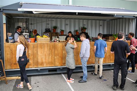 20ft converted shipping container bar innovative hire