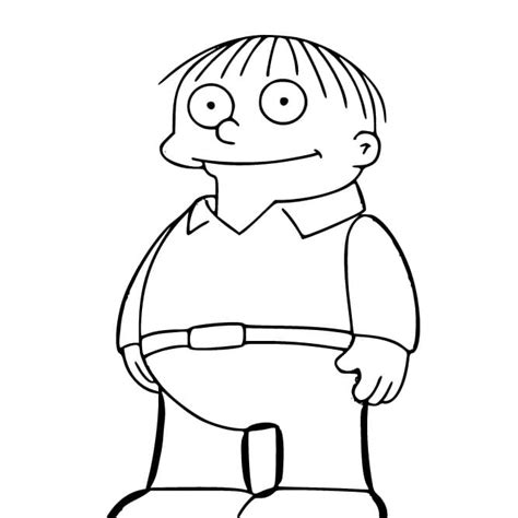 Happy Ralph Wiggum Coloring Page Download Print Or Color Online For Free