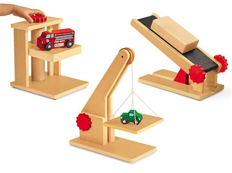 Block Play Simple Machines Complete Set At Lakeshore Learning