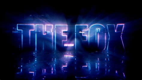 Neon Glitch Logo Reveal After Effects Templates Motion Array