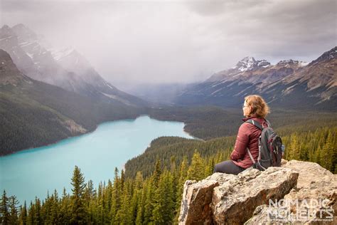 Peyto Lake Trail Best Canadian Rockies Day Hikes Nomadic Moments