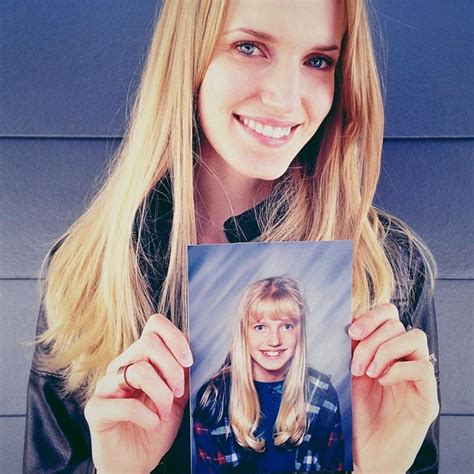 Portraits Of People Holding Their School Pictures From Awkward Years