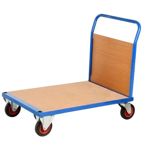 The heavy duty components combined with a quick lift system ensures that up to 500kg can be lifted easily and efficiently, without considerable strain from. Heavy Duty Industrial Platform Trolley | Wooden End Panel ...
