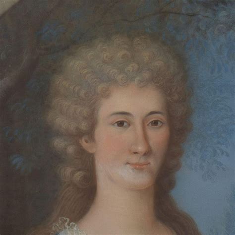 18th Century French Pastel Portrait Of A Young Woman For
