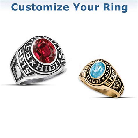 Create Your Custom High School Class Ring Mens And Womens Class