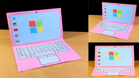 How To Make Laptop From Paper Diy Paper Laptop Origami Paper Craft