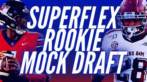 2022 Dynasty Superflex Rookie Mock Draft 10 1 Round Win Big Sports