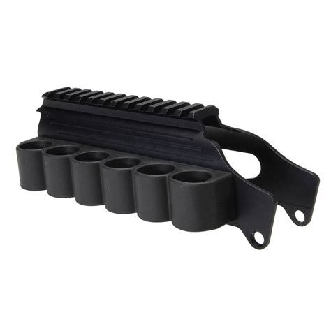 Tactical Shotgun Rail Mount Wsidesaddle Spare Shell Carrier