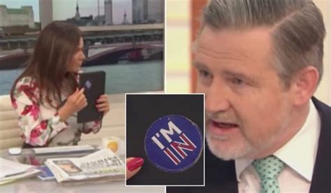 Susanna Reid Embarrasses Labour Mp By Pointing Out Remain Sticker On His Ipad During Brexit Debate