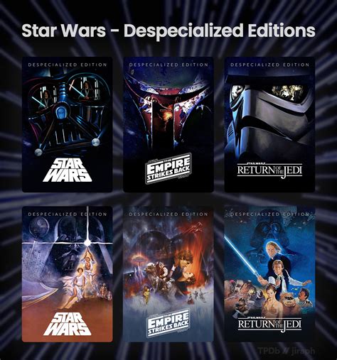 Star Wars Despecialized Collection 1977 1983 Rplexposters