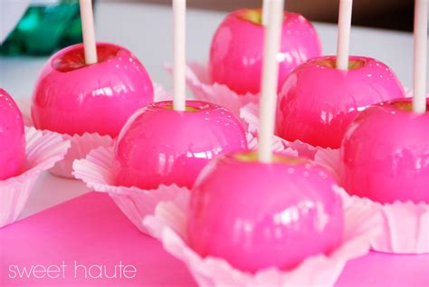 Vlog Neon Pink Candy Apples Tutorial Sweet Haute Blog Perfect Idea
