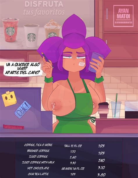 rule 34 annoyed apron only ayanamimatoi brawl stars coffee shop