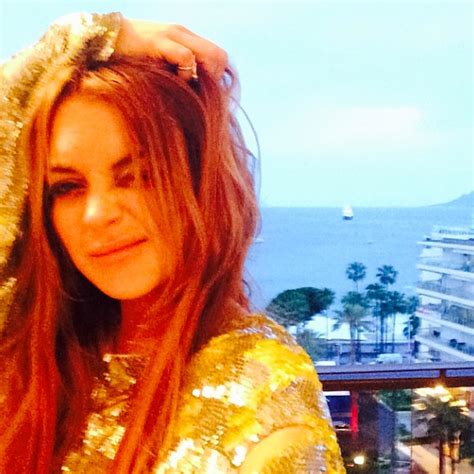 Lindsay Lohan Living It Up In Cannes Topless Selfies Private Jets And