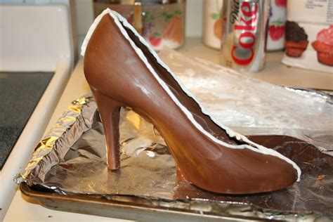 Embroidiva Milk Chocolate High Heels Yes You Read That Right
