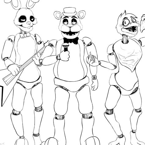 Five Nights At Freddys S Coloring Pages Visual Coloringpages