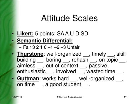 Ppt Affective Assessment Powerpoint Presentation Free Download Id