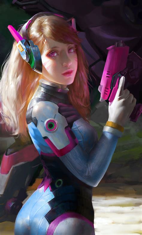 1280x2120 Dva Overwatch Game Art 4k Iphone 6 Hd 4k Wallpapers Images