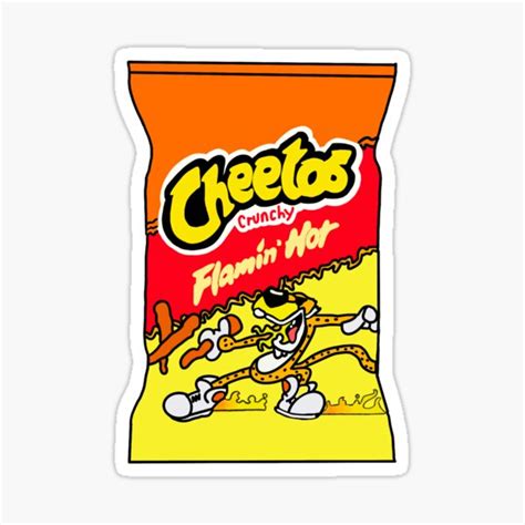 Flamin Hot Cheetos Stickers Redbubble