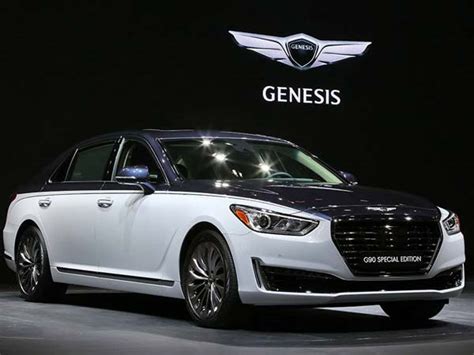 The power unit has a longitudinal arrangement. Hyundai Showcases The Genesis G90 Special Edition At Seoul ...