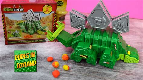 Dinotrux Toys Dinosaur Playdough Munchin Machine Garby Dino Play Doh