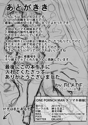 Shinshi Kouryuuku Blade One Pornch Man Tatsumaki Shimai One Punch