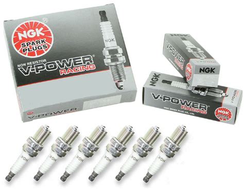 6 Pcs Ngk V Power For Honda Racing Spark Plugs Turbo R5671a 7 4091