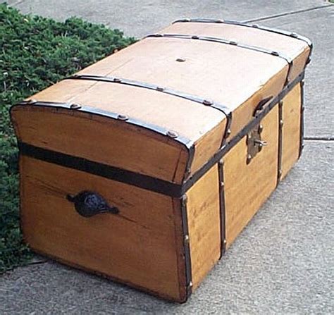 304 Restored 1860s Jenny Lind Antique Trunks Available For Sale Top Quality